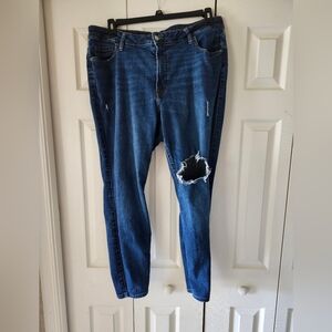 OLD NAVY Distressed Blue Jeans